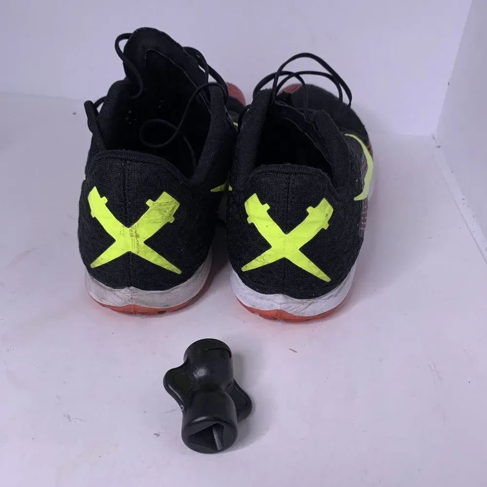New Nike Zoom Rival XC Waffle Track Shoes AJ0851-005 Black Volt Spikes Size 12.5